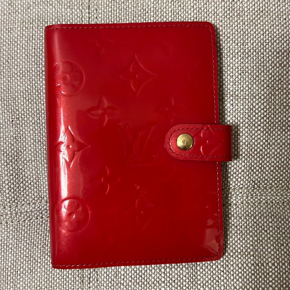 Louis Vuitton monogram vernis agenda pm